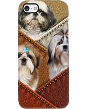 Load image into Gallery viewer, Three Cute Shih Tzu In Bag Gift For Dog Lovers Phone case
