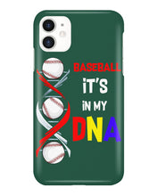 Load image into Gallery viewer, Baseball Be My DNA Gift For Sport Lovers Phone case
