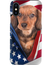Load image into Gallery viewer, Dog America Flag Simple  Special Custom Design For Dog Lovers Phone case
