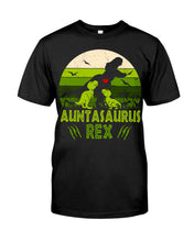 Load image into Gallery viewer, Auntasaurus Rex Custom Design Gift For Kids Guys Tee

