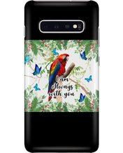 Load image into Gallery viewer, Scarlet Macaw With Butterflies I Am Always With You Gift For Lover Phone case
