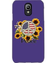 Load image into Gallery viewer, Peace Sign Sunflower Birthday Gift For Girls Phone case
