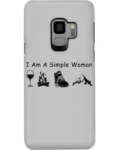 Load image into Gallery viewer, Simple Woman Loves Wine Camping Shoes And Climbing Phone case
