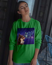 Load image into Gallery viewer, Chihuahua Blue Butterflies Sky Gift For Dog Lovers Unisex Long Sleeve
