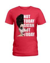 Load image into Gallery viewer, Not Today Satan Not Today Gift For Women Ladies Tee
