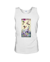 Load image into Gallery viewer, Humming Birds Flower Unique Custom Design Unisex Tank Top
