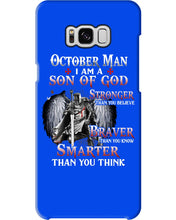 Load image into Gallery viewer, October Man Son Of God Birthday Meaningful Gift For Men Phone case
