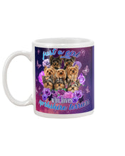 Load image into Gallery viewer, A Girl Loves Yorkshire Terrier Gift For Dog Lovers Mug
