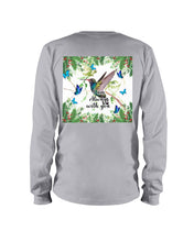 Load image into Gallery viewer, Hummingbird With English Daisy Gift For Birds Lovers Unisex Long Sleeve
