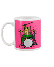 Load image into Gallery viewer, Cat Play Drum Funny Gift For Cat Lovers Mug
