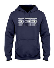 Load image into Gallery viewer, Vintage Funny Guitar Chords Custom Gift For Guitar Lovers Hoodie
