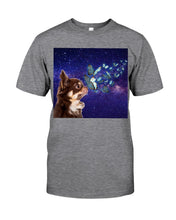 Load image into Gallery viewer, Chihuahua Blue Butterflies Sky Gift For Dog Lovers Guys Tee
