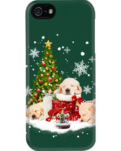 Load image into Gallery viewer, Funny Golden Retrievers Sleep In Red Boots Gift For Dog Lovers Phone case
