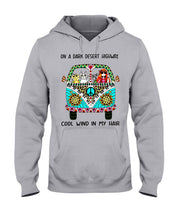 Load image into Gallery viewer, Cats Lovers Gifts - On A Dark Desert Highway Cool Wind In My Hair Hoodie
