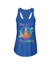 Load image into Gallery viewer, Lovely Phone Case Stay Out Of My Bubble Gift For Sloth Lovers Ladies Flowy Tank
