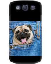 Load image into Gallery viewer, baby Pug In Denim Pocket Gift For Dog Lovers Phone case
