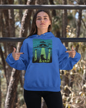 Load image into Gallery viewer, UFA Dinosaur T Rex Sky Full Of Stars Hoodie
