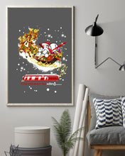 Load image into Gallery viewer, Baseball Xmas Sleigh Loading Gift For Baseball Lovers Vertical Poster
