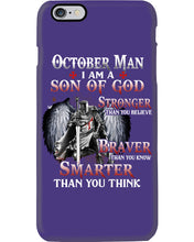 Load image into Gallery viewer, October Man Son Of God Birthday Meaningful Gift For Men Phone case
