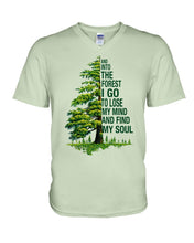 Load image into Gallery viewer, Into The Forest I Go To Lose My Mind Find My Soul Guys V-Neck
