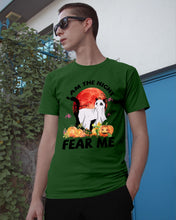 Load image into Gallery viewer, I Am The Night Fear Me Ghost Cat Gift For Cat Lovers Guys Tee

