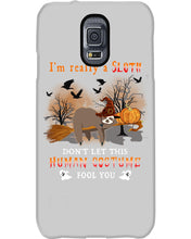 Load image into Gallery viewer, Sloth I'm Really A Storm Don't Let This Human Costume Halloween Gift Phone case
