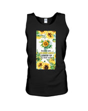 Load image into Gallery viewer, Someone With Childhood Cancer Lights Up My Whole World Trending Unisex Tank Top
