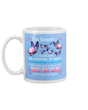 Load image into Gallery viewer, I'm Lonely I Miss My Husband Butterfly Gift For Lover Mug
