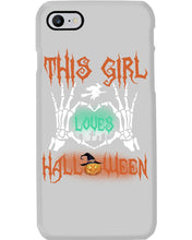 Load image into Gallery viewer, This Girl Loves Halloween Gift For Girls Phone case
