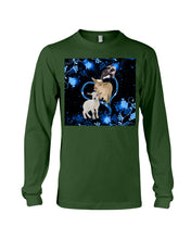 Load image into Gallery viewer, Lovely Phone Case Twinkling Blue Heart Gift For Goat Lovers Unisex Long Sleeve
