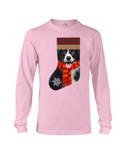 Load image into Gallery viewer, Santa Border Collie In Stock Gift For Dog Lovers Unisex Long Sleeve

