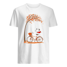 Load image into Gallery viewer, Snoopy Cartoon Movie Autumn Is Coming Gift For Fans Guys Tee
