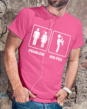 Load image into Gallery viewer, Vintage Funny Problem And Solved Gift For Saxophone Musicians Guys Tee
