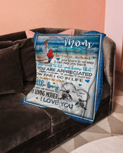 Load image into Gallery viewer, Giving For    Nana You'll Always Be My Loving Mother Custom Design Fleece Blanket
