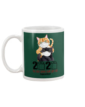 Load image into Gallery viewer, 2020 The Year When Shit Got Real Trending For Cat Lovers Mug
