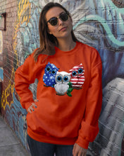 Load image into Gallery viewer, Lovely Phone Case Three Owl With US Flag Gift For Owl Lovers Sweatshirt
