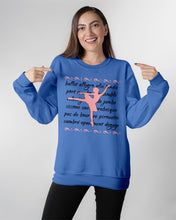 Load image into Gallery viewer, Ballet Words Pink Pattern Gift For Ballet Dancer Sweatshirt
