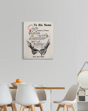 Load image into Gallery viewer, We'll Stay Together Through Both The Tears And Laughter Custom Name Gift For Husband Matte Canvas
