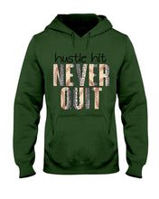 Load image into Gallery viewer, Baseball Hustle Hit Never Quit Gift For Lovers Hoodie
