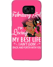 Load image into Gallery viewer, Betty Boop February Girl Living My Best Life Birthday Meaningful Gift Phone case
