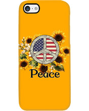 Load image into Gallery viewer, Peace Sign Sunflower Birthday Gift For Girls Phone case
