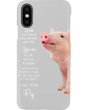 Load image into Gallery viewer, Pig I'm Your Friend Gift For Pig Lovers Phone case
