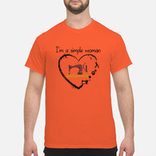 Load image into Gallery viewer, Sewing I'm A Simple Woman Gift For Women Guys Tee
