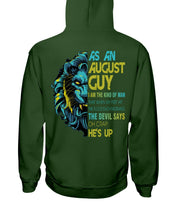 Load image into Gallery viewer, As An August I Am The Kind Of Man Lion Birthday Gift Hoodie
