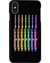 Load image into Gallery viewer, Seven Flute Rainbow Design Gift For Flute Lovers Phone case
