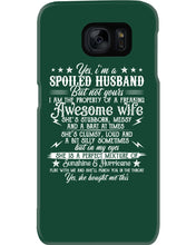 Load image into Gallery viewer, Shes Stubborn Messy And A Brat At Times Black Gift For Husband Phone case
