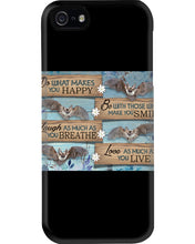 Load image into Gallery viewer, Do What Makes You Happy With Bats Gift For Girls Phone case
