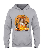 Load image into Gallery viewer, Chihuahua Book Pumpkin Halloween Gift For Dog Lovers Hoodie
