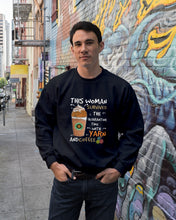 Load image into Gallery viewer, The Quarantine Time With Yarn And Coffee Gift For Women Sweatshirt
