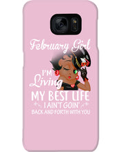 Load image into Gallery viewer, Betty Boop February Girl Living My Best Life Birthday Meaningful Gift Phone case
